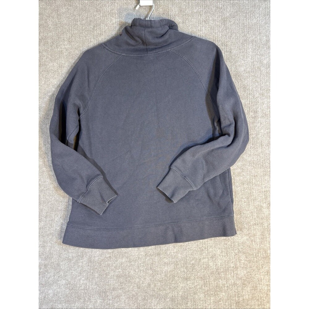 Ariat REAL Sweatshirt Womens M Charcoal Grey Cowl Neck Fleece Pullover‎ - Picture 6 of 8